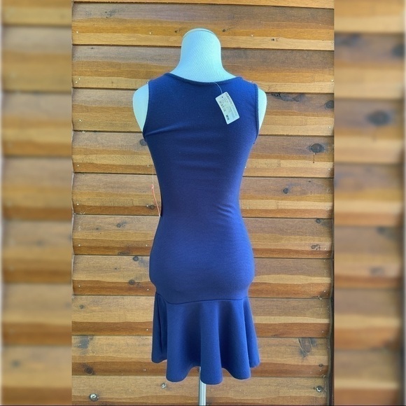Foreign Exchange fitted ruffle bottom bodycon tank dress size small - Picture 12 of 14
